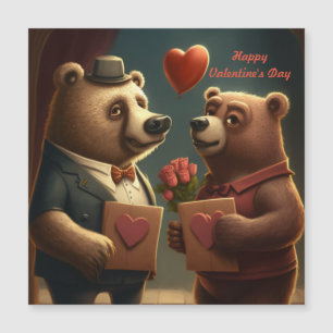 Valentine's bear cartoon  custom