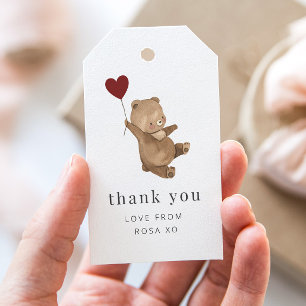Valentines Bear Gift Tag