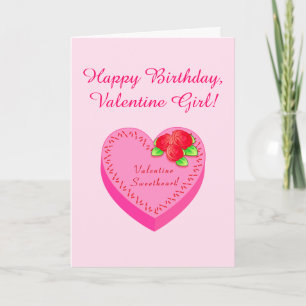 Valentine's Birthday to Someone You Love Holiday Card