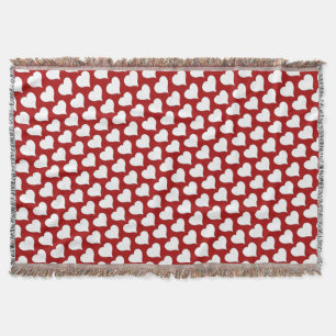 Valentine's Blanket Classic Hearts Throw Blanket