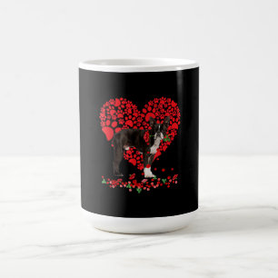 Valentines Boston Terrier Heart Dog Dad Dog Mum Coffee Mug