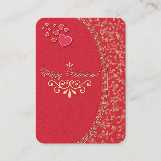 VALENTINES ~ Businesscard Business Card (Front)
