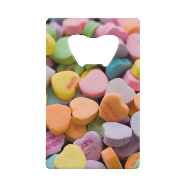 VALENTINE'S CANDY HEARTS  (Front)