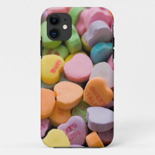 VALENTINE'S CANDY HEARTS iPhone 11 CASE