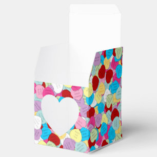 Valentines Candy Hearts-Heart Favor Box