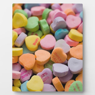 VALENTINE'S CANDY HEARTS  PLAQUE
