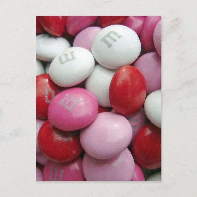 Valentine's Candy Holiday Postcard (Front)
