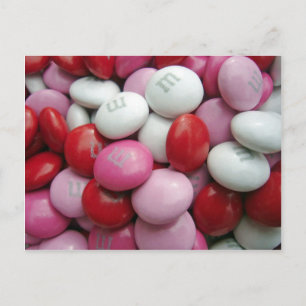 Valentine's Candy Holiday Postcard