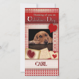 Valentine's card from the dog