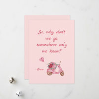 Valentine's Card | Get Away Motor Bike