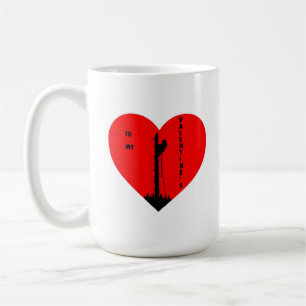 Valentine's card gift for Arborist /Tree Surgeons Coffee Mug