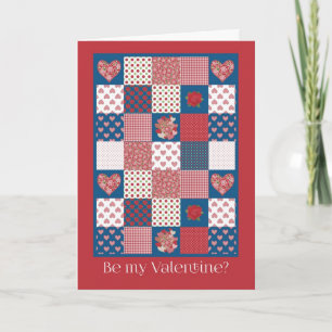 Valentine's Card, Secret Pal, Hearts, Roses Holiday Card
