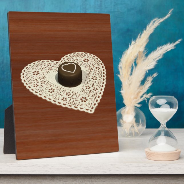 Valentines Chocolate Plaque (Side)