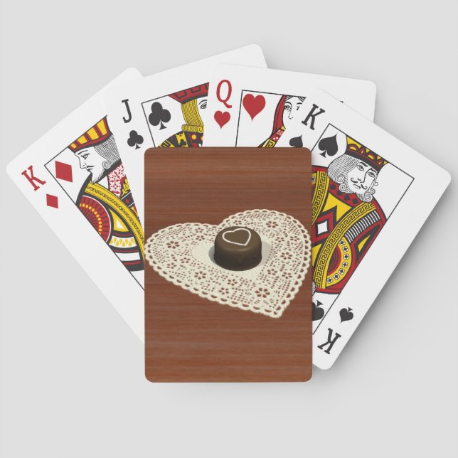 Valentines Chocolate Playing Cards (Back)
