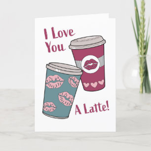 Valentines Coffee Lovers card