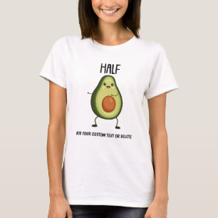 Valentines Couples Half Couple Anniversary Avocado T-Shirt