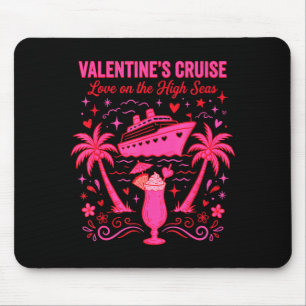 Valentines Cruise Ship Love High Seas Matching Cou Mouse Pad