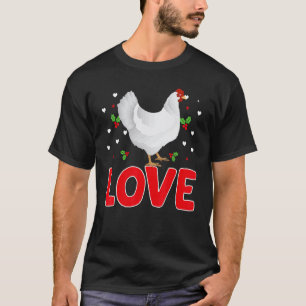 Valentines Day 2023 Love Chickens Hearts Boys Girl T-Shirt