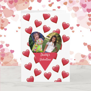 Valentine's Day 2 Photo From Daddy To Daughter Card