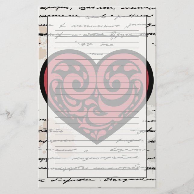 Valentine's Day 2 Stationery (Front)