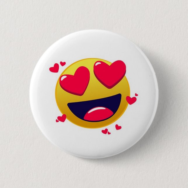 Valentine's day ❤ 6 cm round badge (Front)