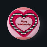Valentine's Day  6 Cm Round Badge<br><div class="desc">Valentine's Day</div>