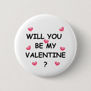 Valentine's Day 6 Cm Round Badge