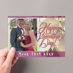 Valentine's Day  Acrylic Invitations