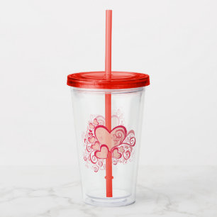 Valentine's Day Acrylic Tumbler