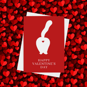 VALENTINE'S DAY ADD YOUR PHOTO Me & My Cat Holiday Card