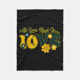 Valentine's Day All You Need Is 10ve Love Funny Me Fleece Blanket