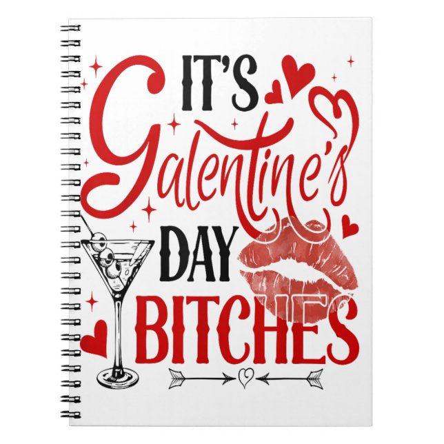 Valentines Day American Sign Love You Hand Sign He Notebook (Front)