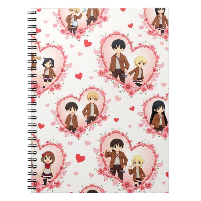 VALENTINE'S DAY ANIME NOTE BOOK (Front)
