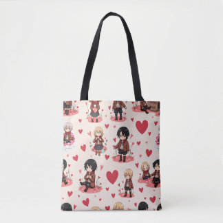 VALENTINE'S DAY ANIME TOTE BAG
