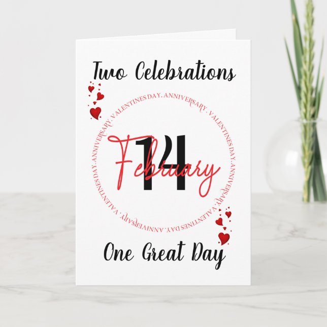 Valentines Day Anniversary Card (Front)