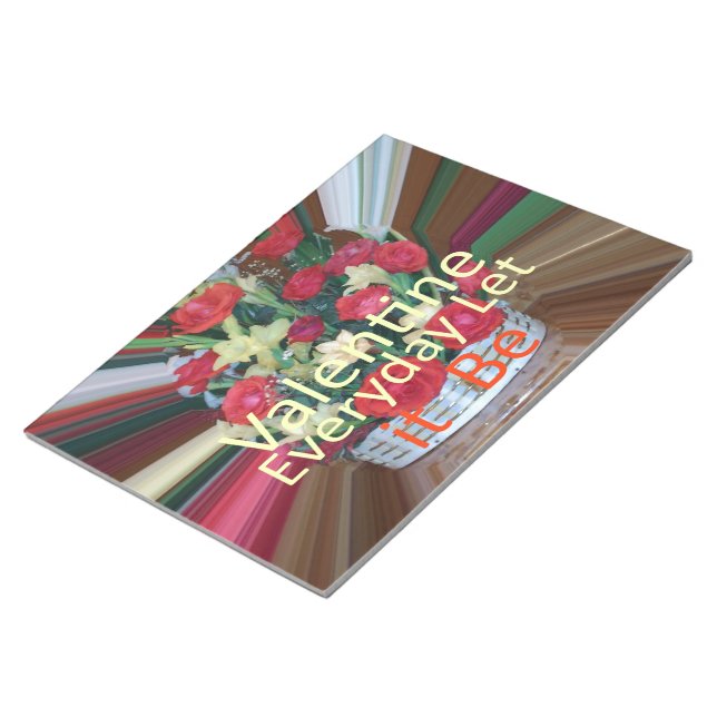 Valentine's Day Art Print Notepad (Angled)