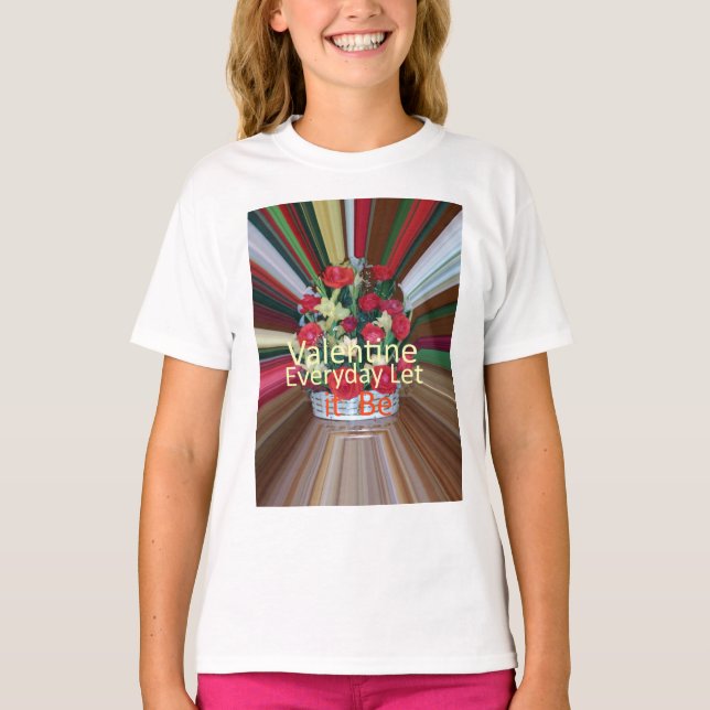 Valentine's Day Art Print T-Shirt (Front)