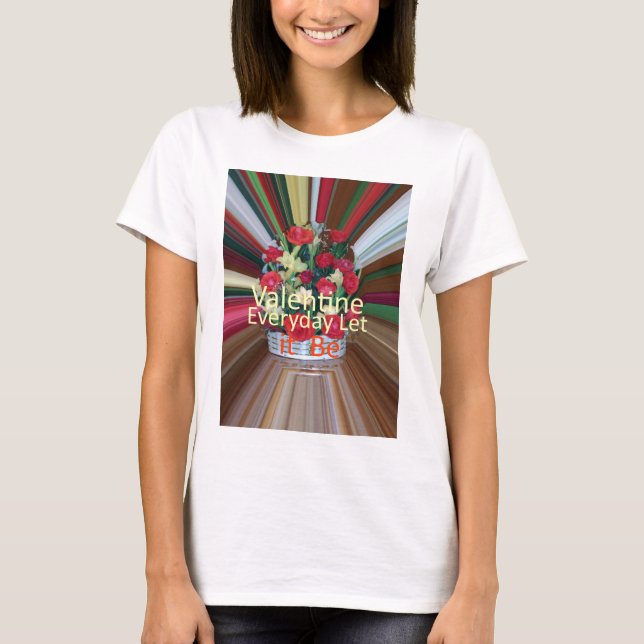 Valentine's Day Art Print T-Shirt (Front)