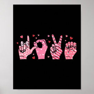 Valentine's Day Asl Sign Language Special Educatio