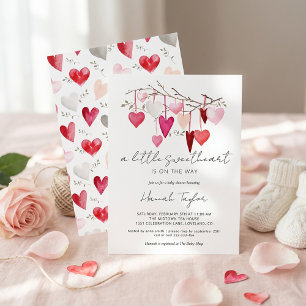 Valentine's Day Baby Shower Invitation