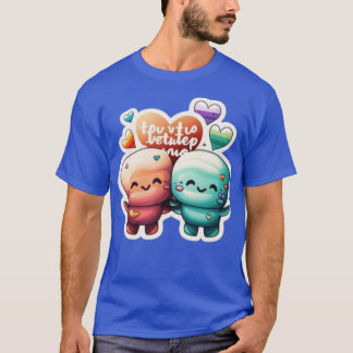 valentines day better together with love T-Shirt