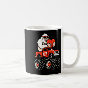 Valentine's Day Bigfoot 67 Meme Graphic Art Coffee Mug