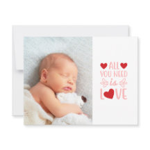 Valentines Day Birth Announcement