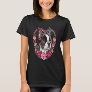 Valentine's day Boston Terrier Dog Valentine 19 T-Shirt