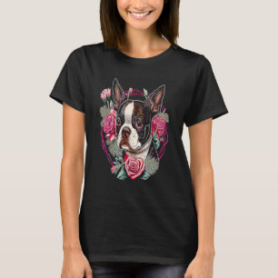 Valentine's day Boston Terrier Dog Valentine 5 T-Shirt