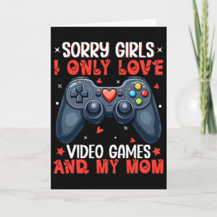 Valentines Day Boys Kids Son Video Games Funny Gam Card