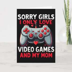 Valentines Day Boys Kids Son Video Games Funny Gam Card