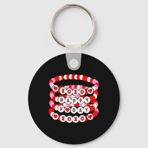 Valentines Day Bracelet Xoxo Happy Valentine Men W Key Ring