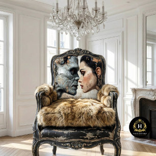 Valentines Day Bride of Frankenstein Tissue Paper