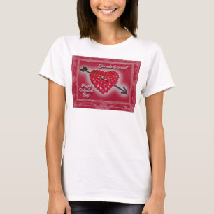 Valentine's Day Candy Heart Greeting T-Shirt